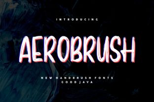 Aerobrush: A Bold Display Font for Modern Web Design