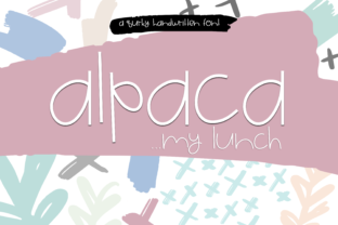 Alpaca: A Joyful Display Font for Creative Product Design