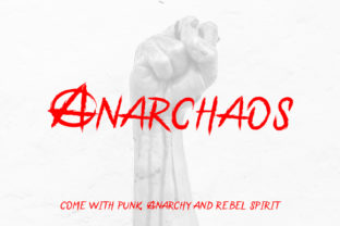 Anarchaos: A Bold Display Font for Editorial Design