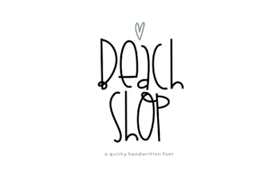 Beach Shop: A Font That Brings Quirky Charm to Your Brand