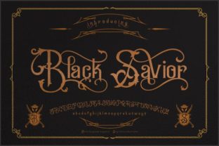 Black Savior: A Bold Display Font with Retro Vibe