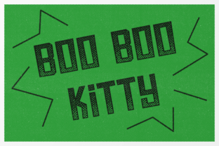 Boo Boo Kitty Font for Bold Branding and Retro Campaigns