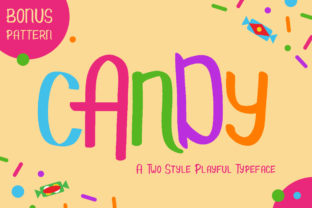 Candy: A Joyful Display Font for Creative Makers