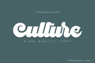 Culture: A Display Font for Editorial Elegance