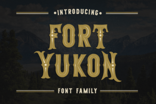 Fort Yukon: A Bold Vintage Font for Digital Design