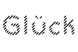Gluck Stripes: A Timeless Display Font for Editorial Design