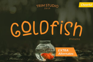Goldfish: The Fun and Whimsical Display Font for Standout Digital Design