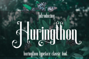 Huringthon: A Display Font That Elevates Every Craft Project