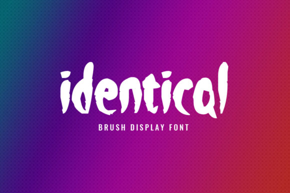 Identical: A Bold Display Font for Standout Design
