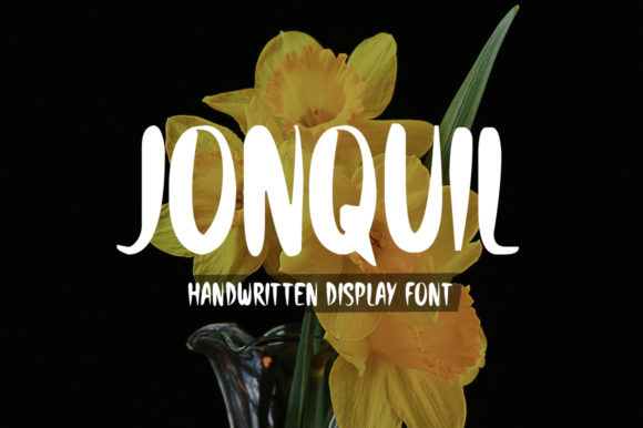 Jonquil: A Handwritten Display Font with Authentic Spark