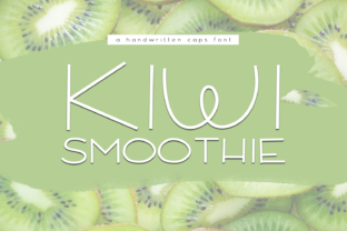 Kiwi Smoothie: A Fruity Twist for Editorial Design