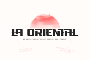 La Oriental: The Bold Font That Elevates Your Brand