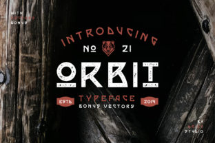 Orbit: A Futuristic Display Font for Bold Editorial Design