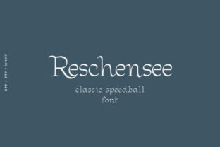 Reschensee: A Timeless Display Font for Creative Makers