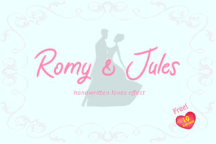 Romy Jules: A Romantic Display Font for Editorial Design