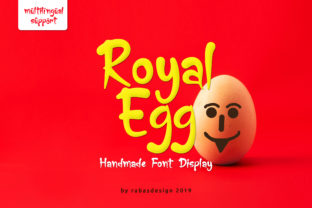 Royal Egg: A Fun and Organic Display Font for Creative Projects