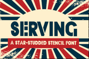 Serving: A Bold Display Font for Impactful Digital Campaigns