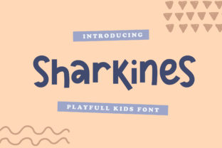 Sharkines: A Bold and Whimsical Display Font