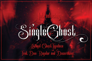 Single Ghost: A Display Font for Spooky Editorial Design