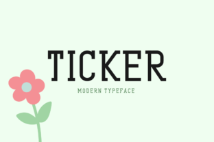 Ticker Display Font for Eye-Catching Campaigns