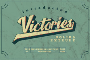 Victories Font for Handmade Creations and Vintage Charm