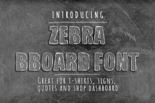 Zebra BBoard: A Bold Display Font for Editorial Design and Branding